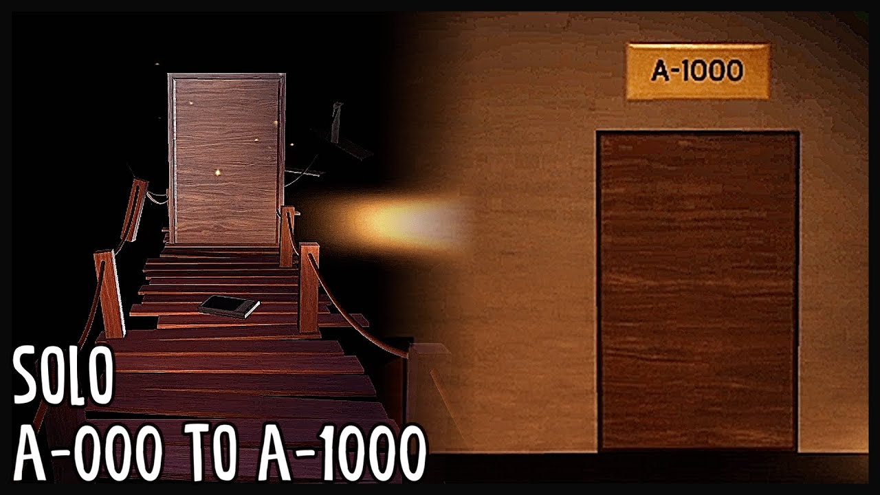Rooms But Doors A-001 to A-100 (Full Walkthrough) - Roblox 