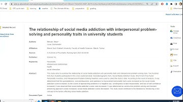 How to find citation information on EBSCOhost