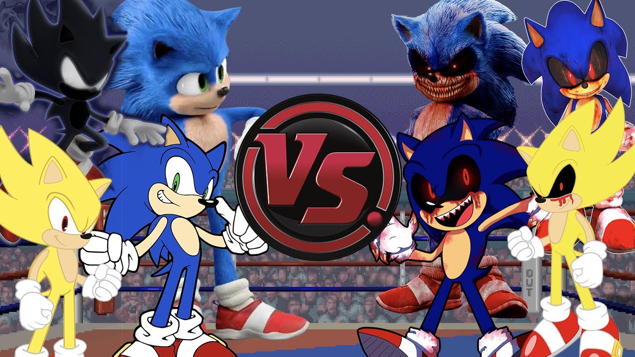 Dark Sonic vs Sonic.exe  Sprite Battle 