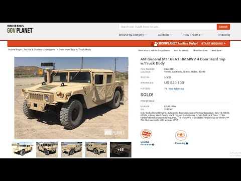 Video: Sunt legale humvee-urile militare stradale?