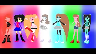 spedpaint the mane seven equestria girls part 1