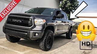 2017 toyota tundra that we installed fox 2.5 front coilovers with
remote reservoirs and 2.0 ifp rear shocks on. also camburg kinetiks
billet per...