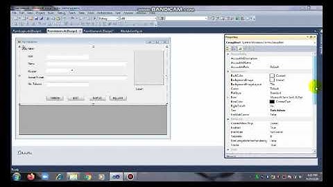 Aplikasi data admin sederhana  mengunakan visual studio 2010  dengan data base access 2010