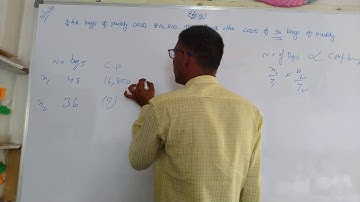 Class 8th state syllabus direct and inverse proportion explained in telugu