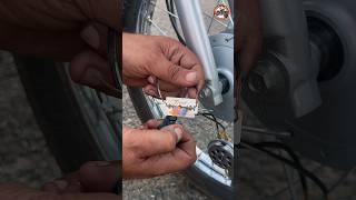 Install Bike wheel Harran method #BikeRepair#MechanicLife#BikeFix#DesiMechanic#WorkshopLife💯💯✔️👍