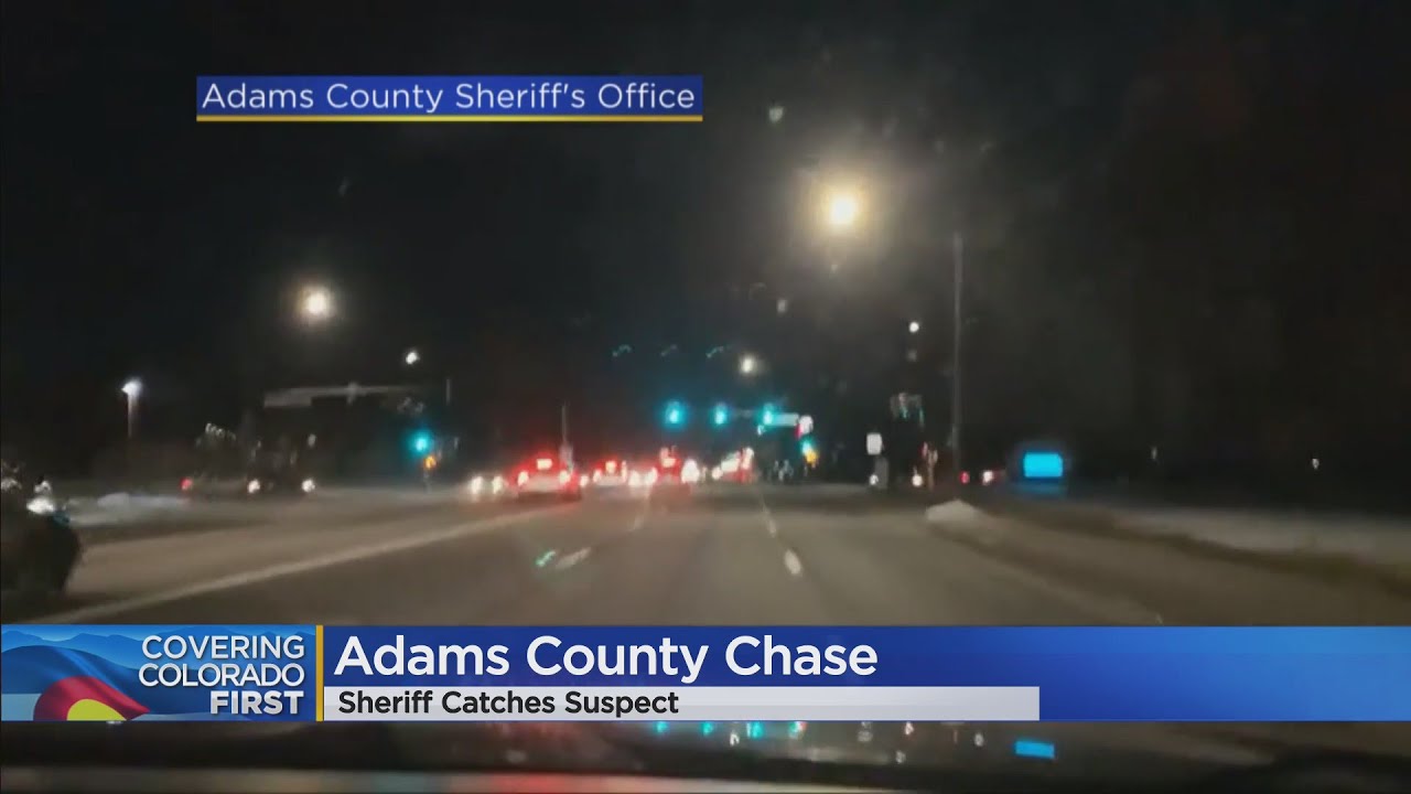 Sheriff Joins Police Pursuit While Live Streaming Overnight In Adams County