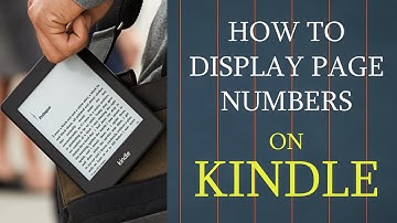 Paginanummers weergeven op Kindle