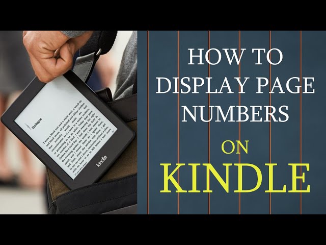 How to Get Page Numbers on Kindle