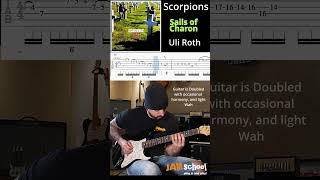 Scorpions Sails of Charon Uli Roth Guitar Solo with TAB #shorts #scorpions