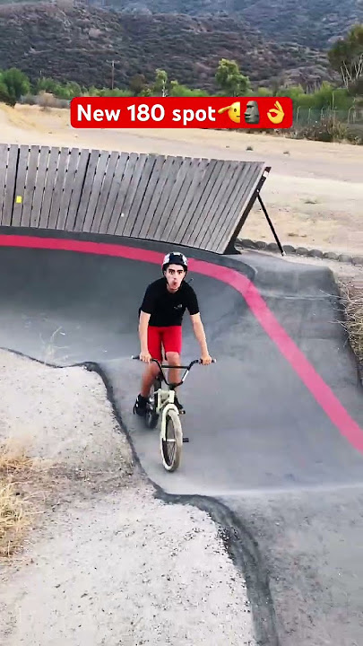 Found a new spot #bmxtricks #180bmx #flyout #fypシ゚viral #pumptrack@LVNTV-YOUTUBE#bmx #trendingsong