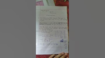 math chapter 14 exercise 14.2 question 1#solve#