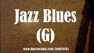 Video thumbnail of "Jazz Blues Guitar Backing Track (G)"