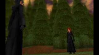 Kingdom Hearts 358\/2 Days: Cutscene #18 - Xion and Axel Face Off