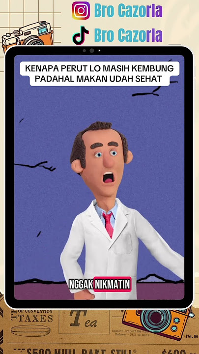 KENAPA PERUT LO MASIH KEMBUNG PADAHAL MAKAN UFAH SEHAT #shorts #animasi #education