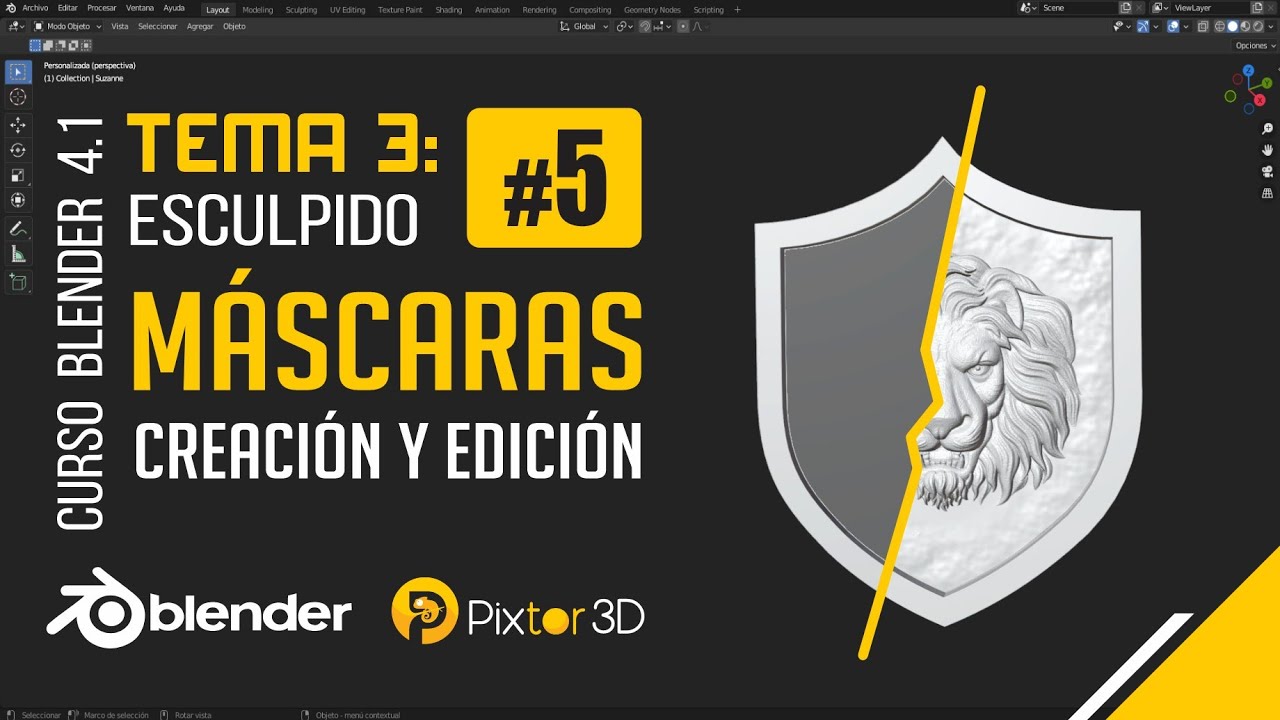 Blender tema 3 clase 5 - Máscaras