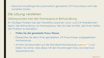 Lösung für C#  Client, der einen Java Web Service konsumiert, der Arrays von Objekten zurückgibt