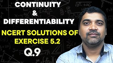 9. Prove that the function f given byf (x) = | x – 1|, x ∈ Ris not differentiable at x = 1.