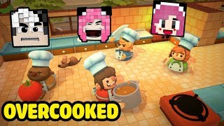 CHỊ PANDA CHƠI NẤU ĂN CÙNG MỀU VÀ REDHOOD | GAMME OVERCOOKED