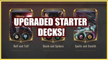 HOW TO UPGRADE STARTER DECKS | Legends of Runeterra | LoR Targon Expansion