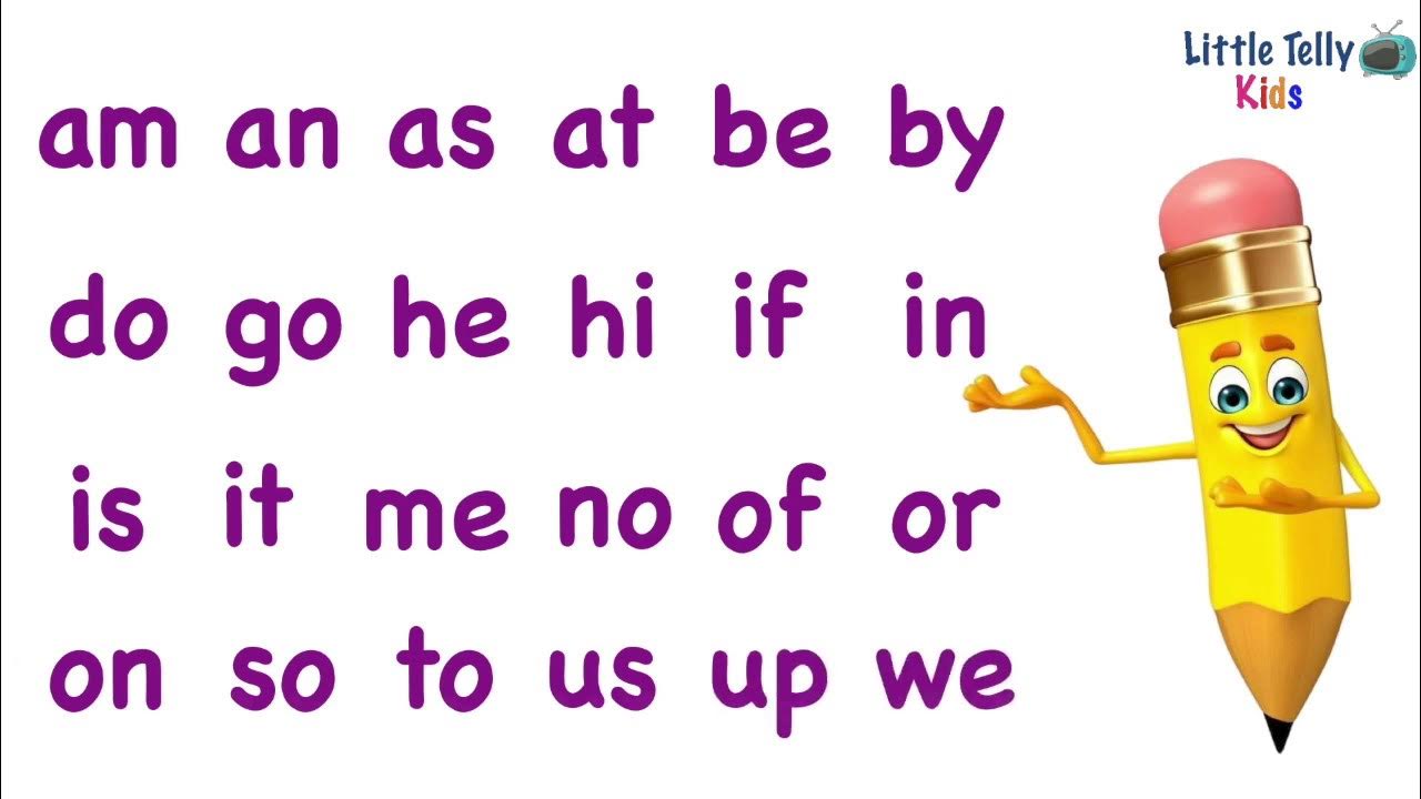 Two little words. 2 Letter Words. 2 Letter Phonics. Phonics for Kids. Words for Letter a.