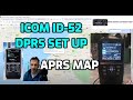 Icom id52dprs set up and test on aprs