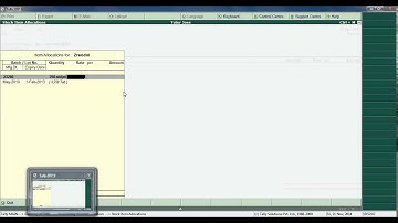 Batch Wise Details In Tally ERP9 Part-2