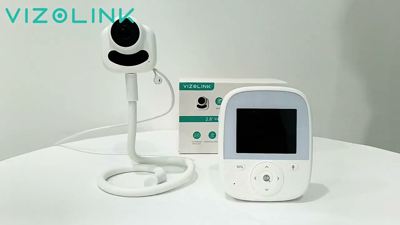 Vizolink Small Inch 2.8'' Video Baby Monitor with Camera & Mount, Released on Amazon Online Soon!