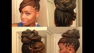 3 Easy styles for Box Braids