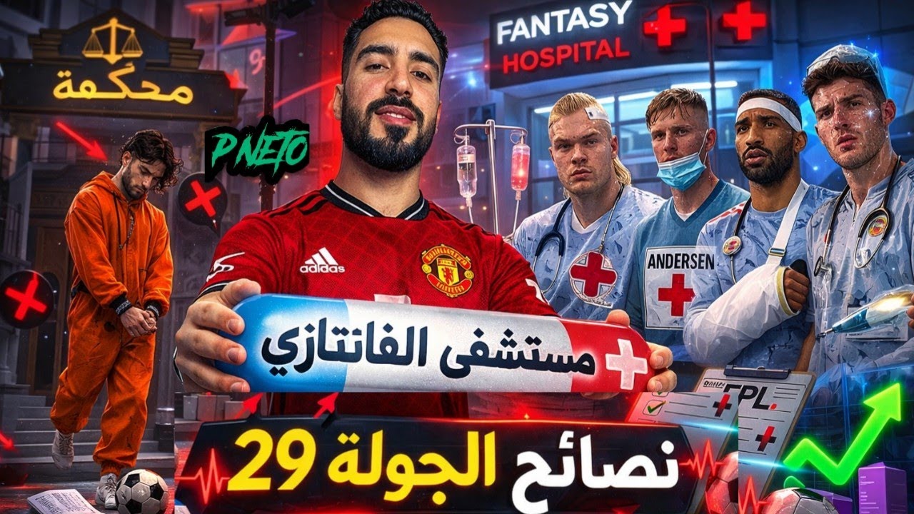 نصائح الجولة 29 من فانتازي البريميرليج ، خلي بالك من الاصابات ، الدكه مهمه ، ترشيحات اللاعبين 