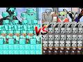 ILLAGER ARMY vs DIAMOND CASTLE | Minecraft Mob Battle