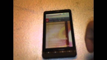 Droid X Running Adobe Flash Player 10.1