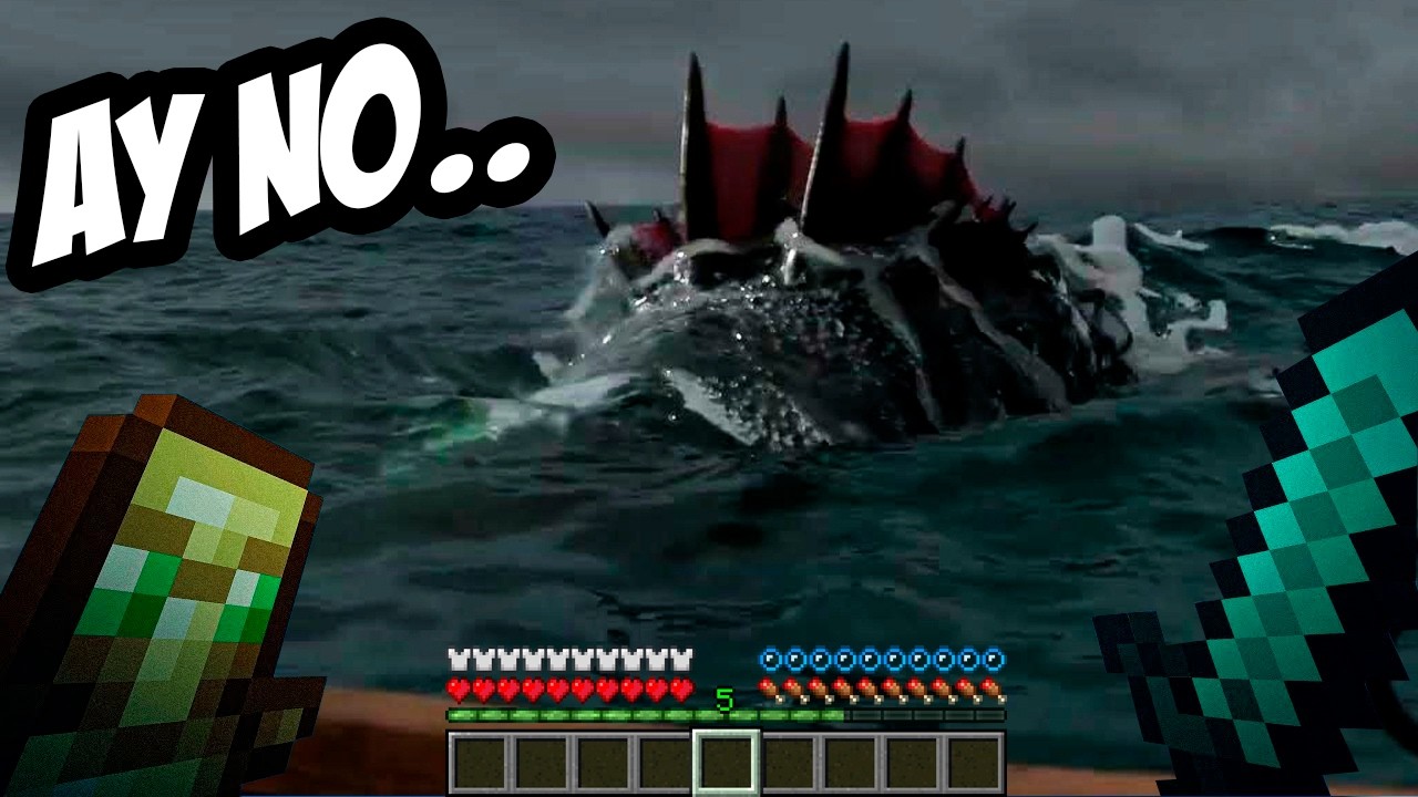 hay ALGO RARO en el OCEANO de MINECRAFT 💀