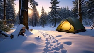 -35C WINTER CAMPING IN WOODS IS A BAD IDEA