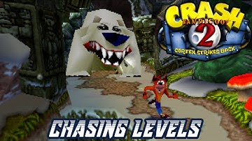Crash Bandicoot 2: Cortex Strikes Back - All Chasing Levels