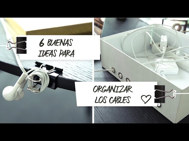 12 ideas de Guarda cables  cables, organizador de cables, decoración de  unas