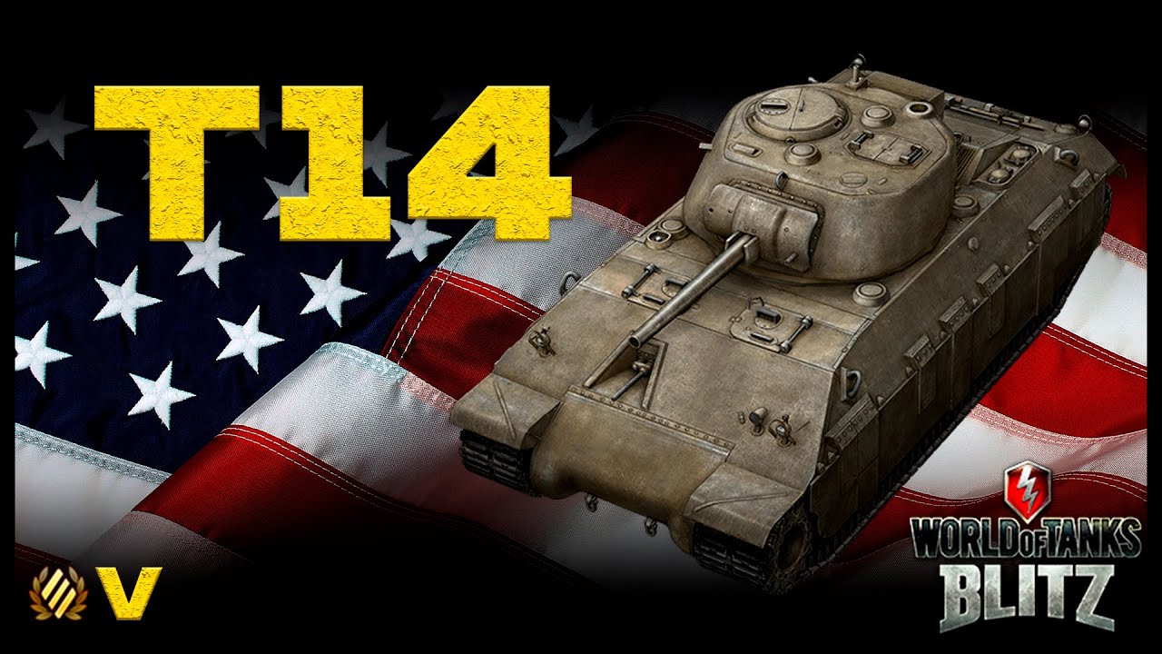 Обзор Т14 - Премиумный по ТТХ, но не по фарму [WoT: Blitz]