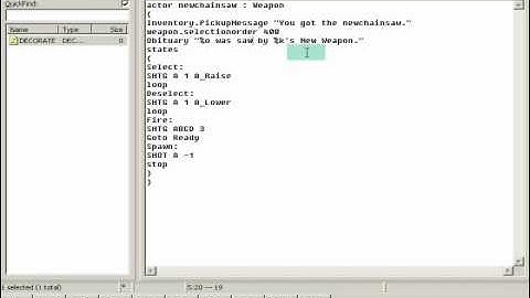 DECORATE tutorial 1/4