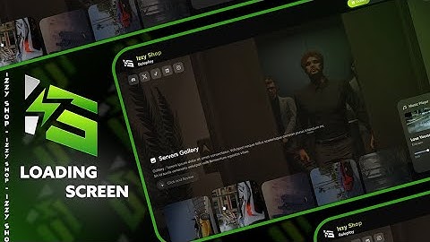 Izzy Shop Loading Screen V11 [ Fivem Loading Screen ]