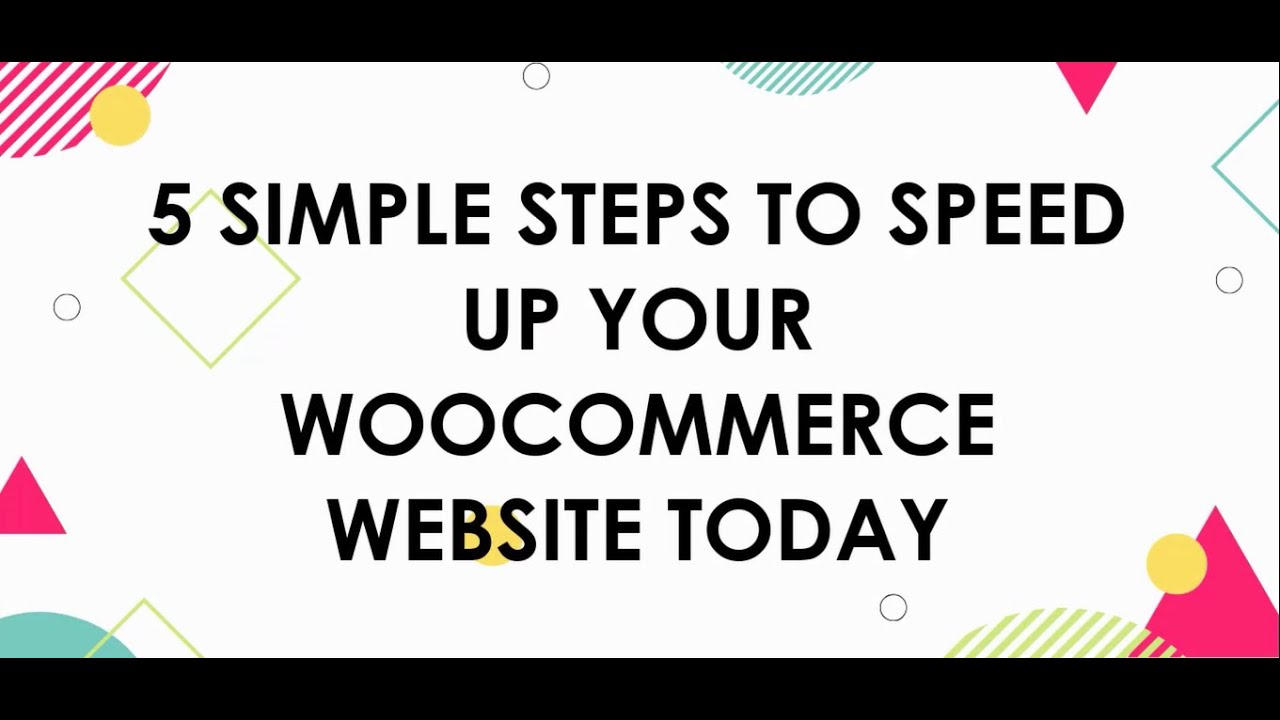 How to Speed Up your WooCommerce Store - YouTube