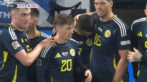 Scotland vs Croatia 1-0 Highlights | John McGinn Goal | UEFA Nations League 2024