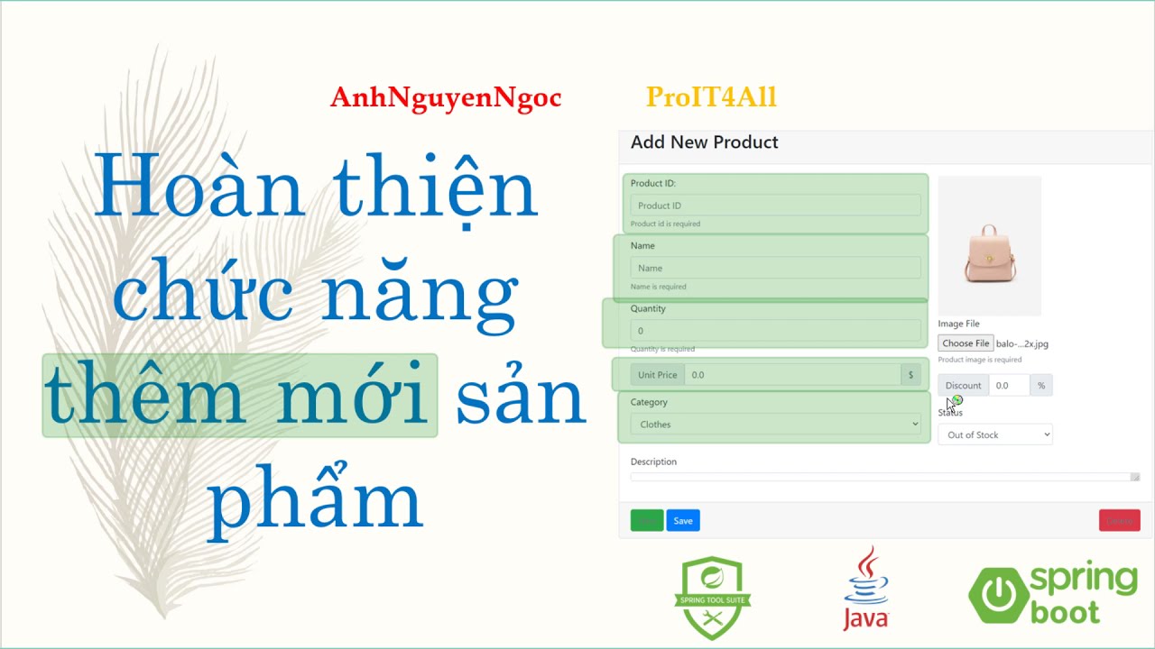 Asg.p21: Thêm mới sản phẩm trong Spring MVC