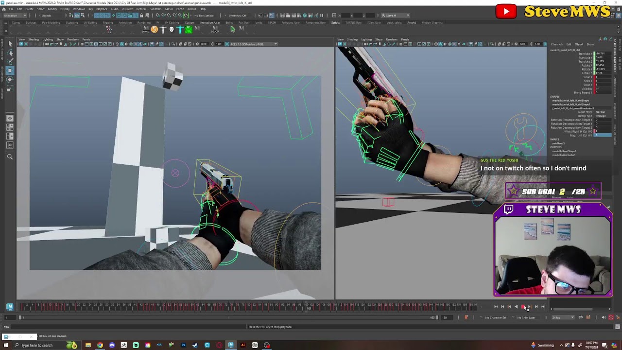 🔴3D 1st person animation🔴