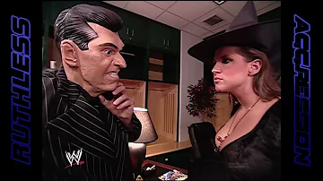 Eric Bischoff kisses Stephanie McMahon | SmackDown! (2002)