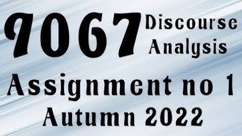AIOU Code 9067 Solved Assignment No.1 Autumn 2022 #aiou #aiousolveassignments