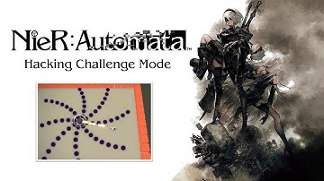 NieR:Automata - Hacking Challenge Mode (Clearing all 48 Stages using Bug)