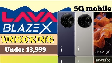 Lava Blaze X Unboxing & First Look 3D Curved AMOLED, MTK Dimensity 6300 @¥13,999*!?.