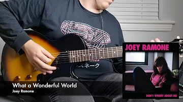 Joey Ramone - What a Wonderful World (Guitar Cover)
