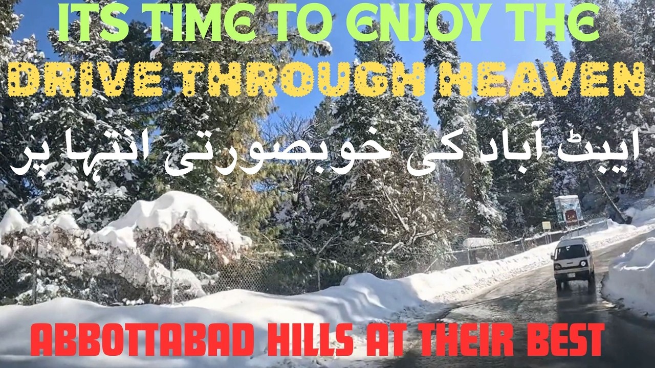 Abbottabad Turns Into Heaven After Fresh Snowfall