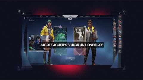 Valorant Inspired Stream Overlay by: JagdTeaguer [PROMO]
