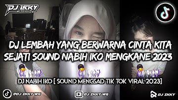 DJ LEMBAH YANG BERWARNA ( CINTA KITA SEJATI ) SOUND NABIH IKKO MENGKANE 2023 FYP TIK TOK